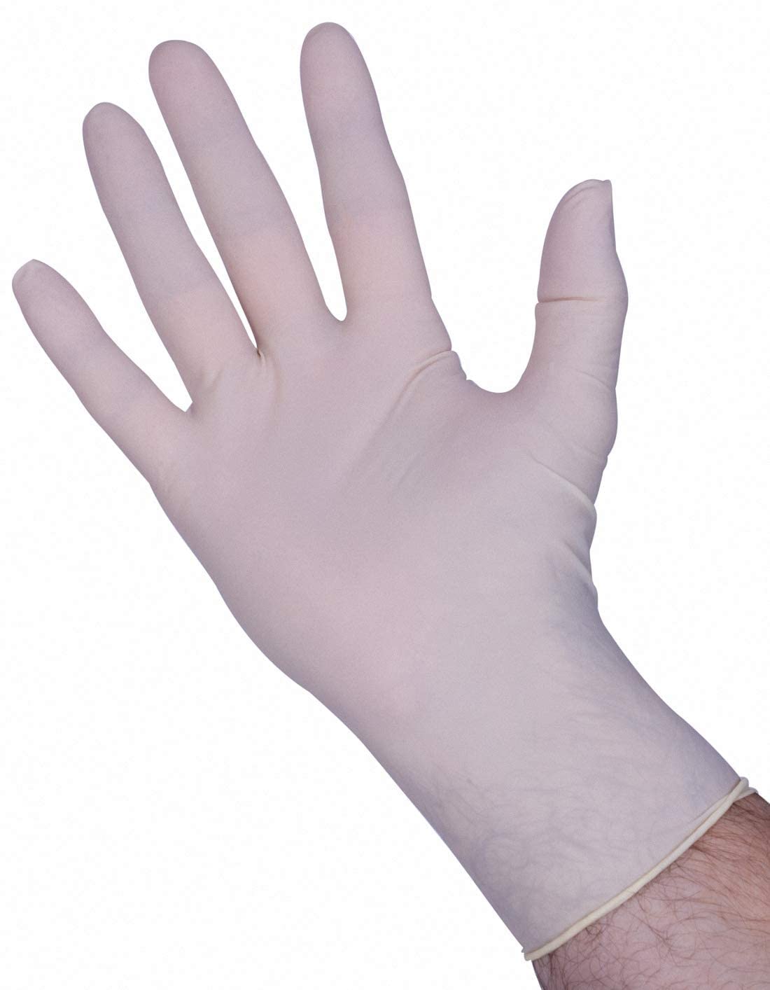 Premium Guard - Disposable Latex Gloves, Powder Free, 100 gloves per Box, Size - XL