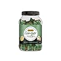 Bali's Best Ginger Chews, Spicy Original Flavor, 1 Pound Jar, Individually Wrapped Soft Candy, Made with 100% Real Ginger, Digestive Health Support