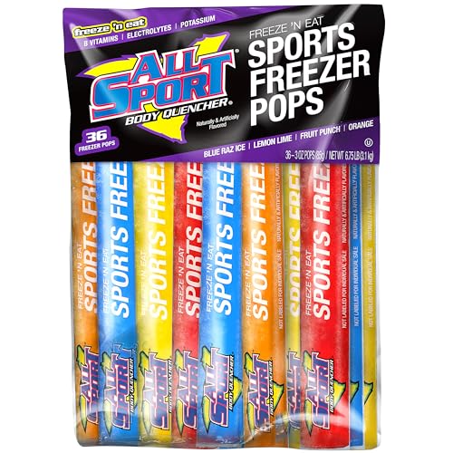 All Sport Hydration Freezer Pops, 36 CT (Variety Pack)36
