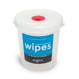 Zogics Wellness Center Heavy Duty Gym Equipment and Surface Cleaning Wipes (1,150 Wipes) + Reusable Wipe Bucket Dispenser