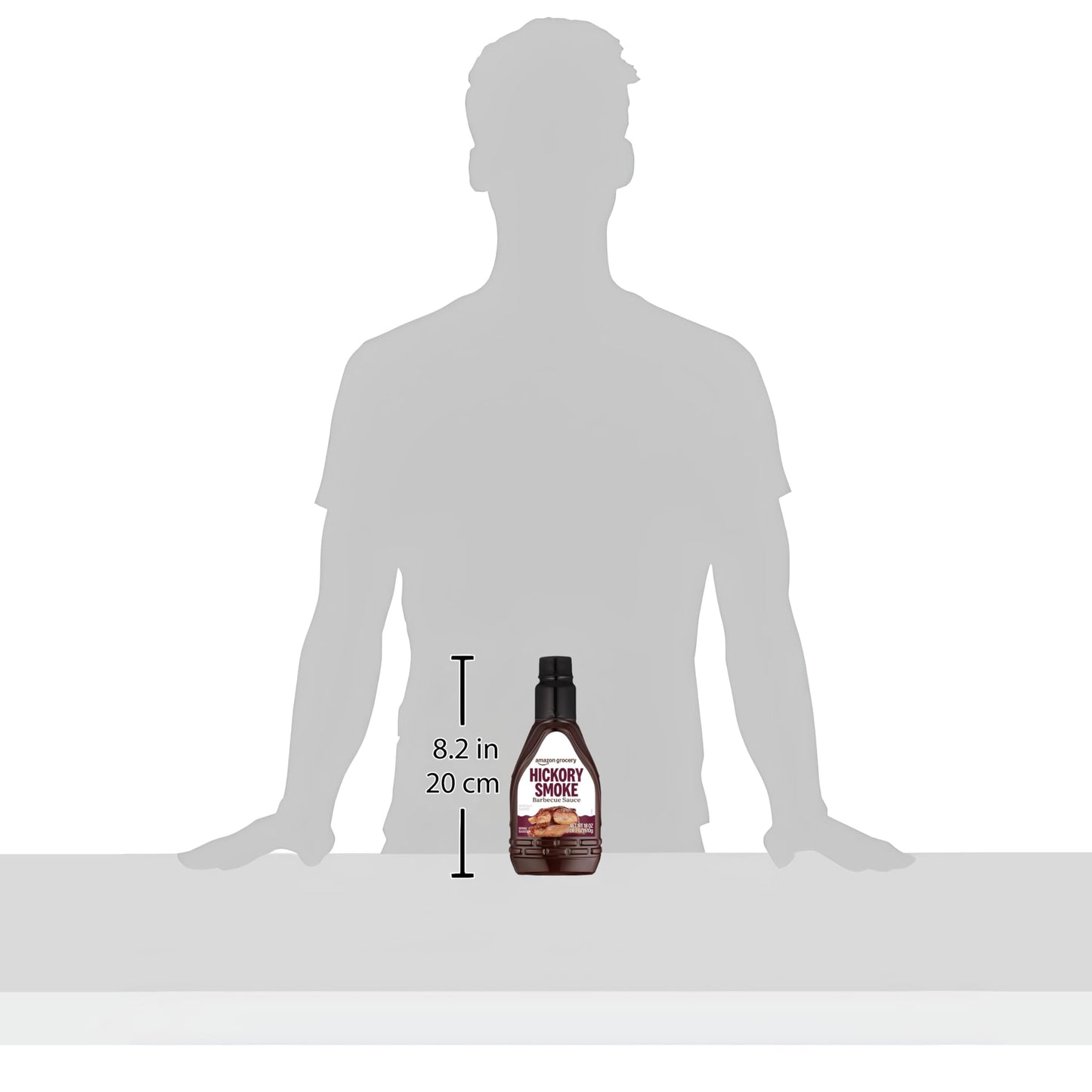 Amazon Grocery, Hickory Smoke BBQ Sauce, 18 Oz