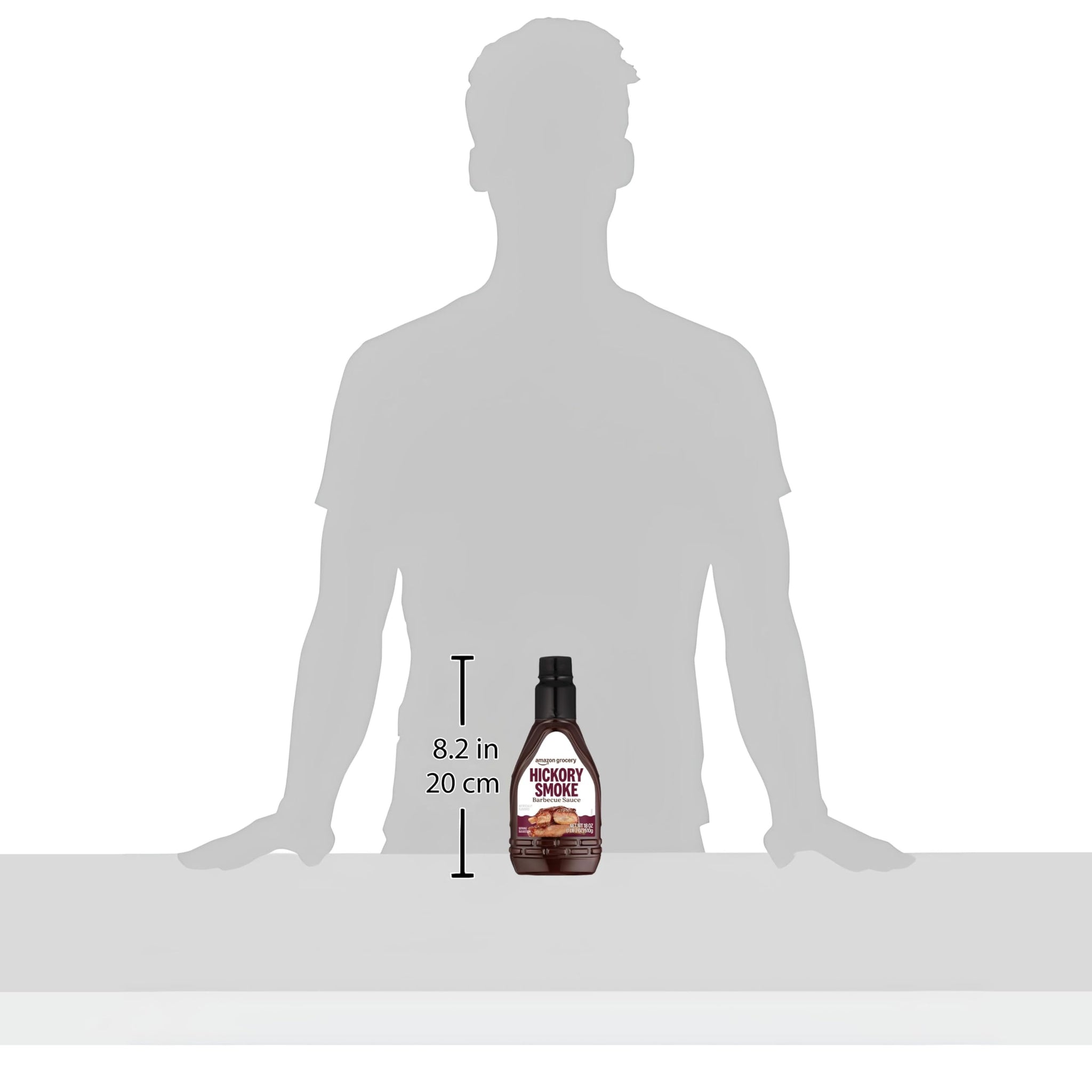Amazon Grocery, Hickory Smoke BBQ Sauce, 18 Oz