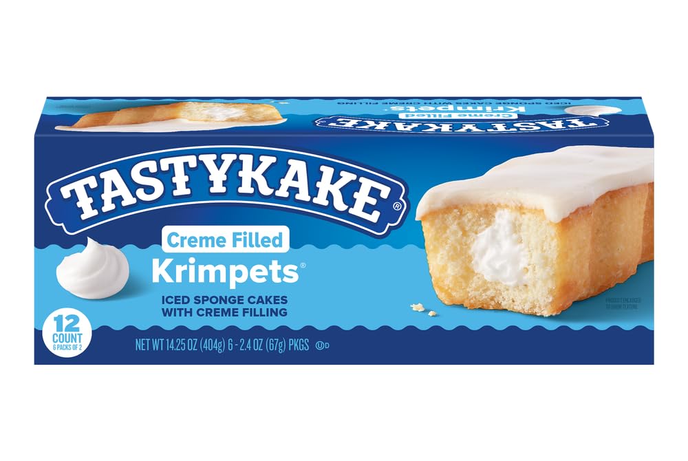 Tastykake Creme Filled Krimpets - 2 Boxes
