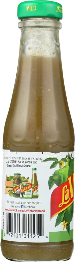 La Victoria Taco Sauce, Grn, Mild, 8-Ounce (Pack of 6)