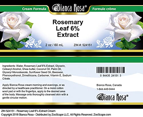 Bianca Rosa Rosemary Leaf 6% Extract Cream (2 oz, ZIN: 524151)