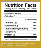 Davidson's Organics, Lemon Mango, 25-count Tea Bags, Pack of 6