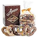 Asher's Chocolates, Chocolate Covered Pretzels Gift Basket, Holiday Assortment of Candy, Small Batches of Kosher Chocolate, Family Owned Since 1892