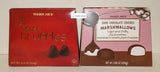 Trader Joe’s Cocoa Truffles & Dark Chocolate Covered Marshmallows (Two Boxes)