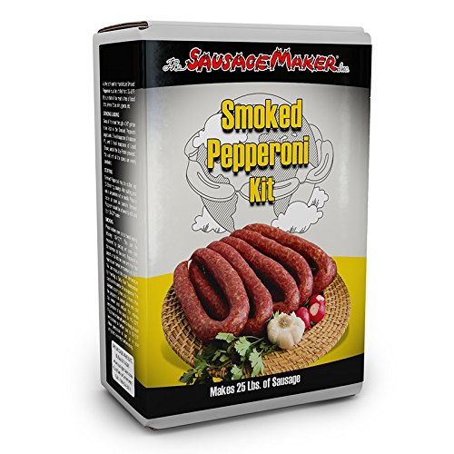 The Sausage Maker - Smoked Pepperoni Making Kit with Home Pak Natural Hog Casings