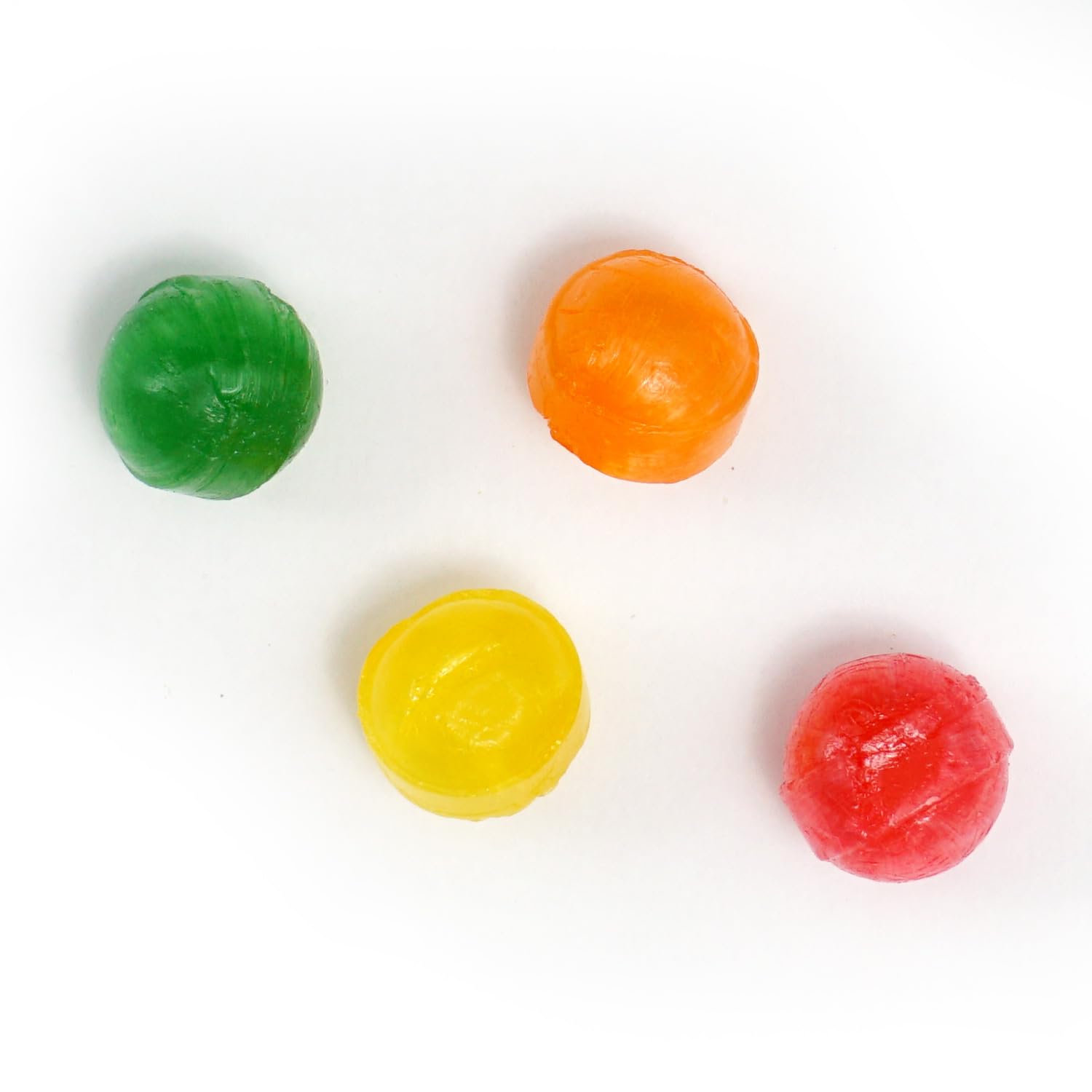 Assorted Sour Candy Balls, 1 Pound Bulk Candy (Approx. 75 pcs.), Individually Wrapped Old Fashioned Hard Candy, Fruit Balls Candy