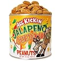 ASS KICKIN’ Jalapeno Cheddar Spicy Hot Peanuts - 12oz - Perfect Premium Ultimate Spicy Snack Gourmet Gift Hottest Peanuts - Try if you dare!