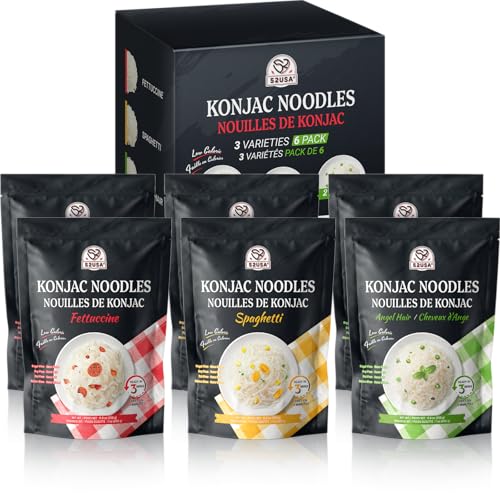 52USA Konjac Shirataki Noodle, Low Carb Pasta 52.8 Oz (1500 g), Keto and Paleo Friendly, Low Calorie, Sugar Free, Vegan, Ready to Eat, Gluten Free