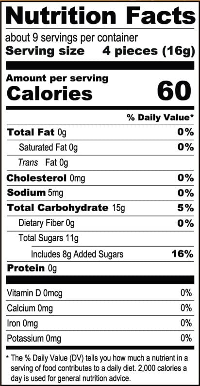 Bali's Best Ginger Chews, Tropical Mango Flavor, 5.08 Oz, Individually Wrapped Soft Candy, Made with 100% Real Ginger, Digestive Health Support, Upset