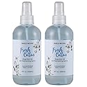 SMELLS BEGONE Essential Oil Air Freshener Spray - Odor Eliminator - 2 Pack - 8 Ounce (Fresh Cotton)