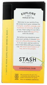 Stash Premium Herbal Tea Caffeine Free Peppermint, Pack of 2