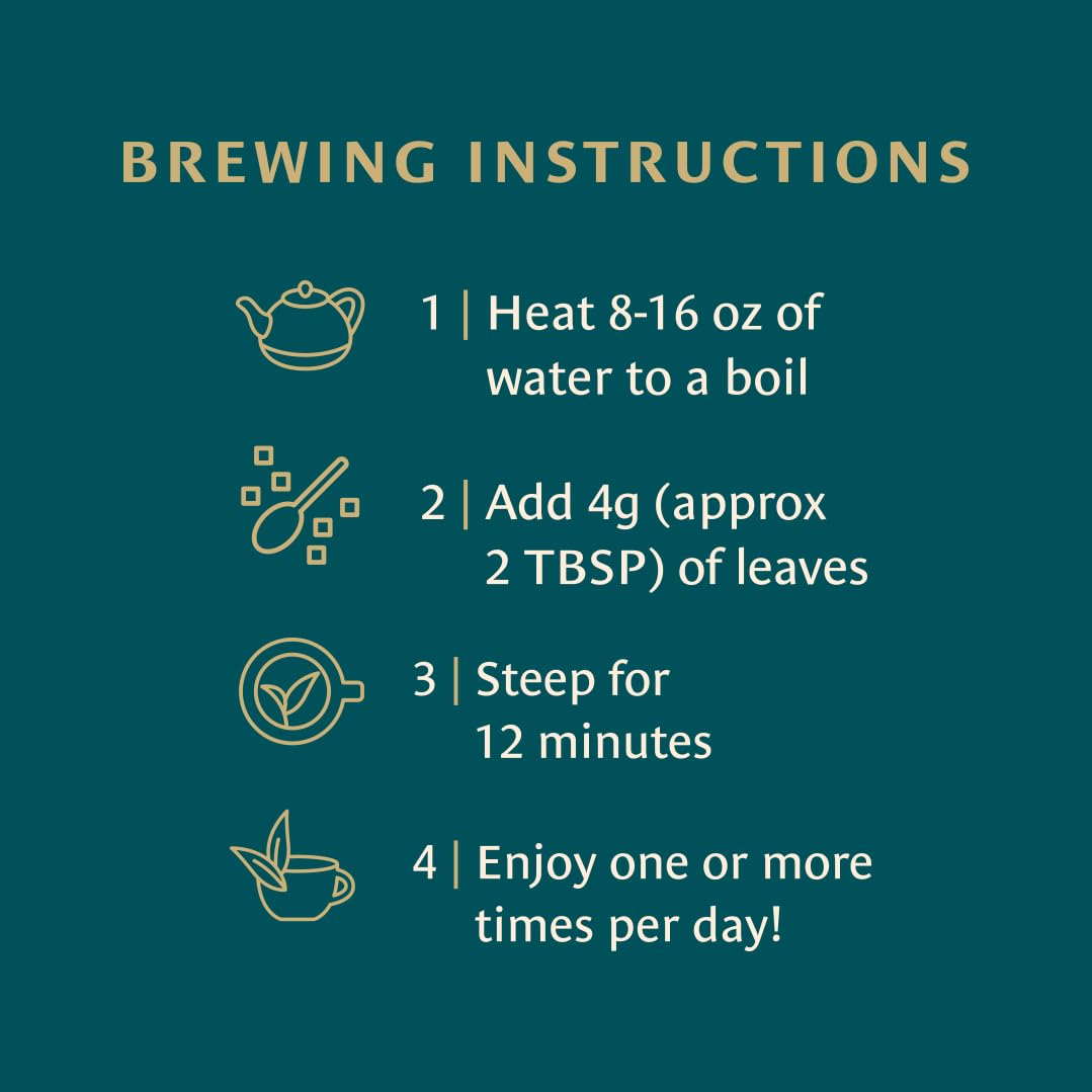 Healing Leaves Tea - 30 Servings - Biblically inspired tea to support digestion, immune system function, healthy inflammation response and boost