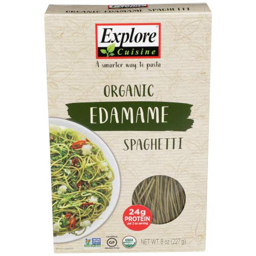 Explore Cuisine, Pasta Spaghetti Edamame Organic, 8 Ounce