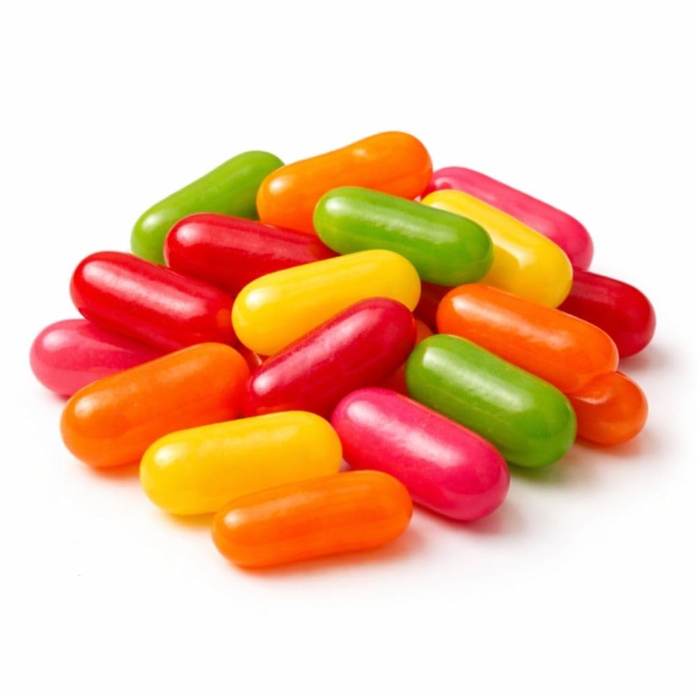 Chewy Fruit Flavored Candy Original Mix Pieces Bulk Bag - 5 lb (Approx. 1250 pieces)