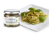 CAMPO D'ORO - Basil Pesto with Pecorino, Sicilian Creamy Pesto, 6.35 oz