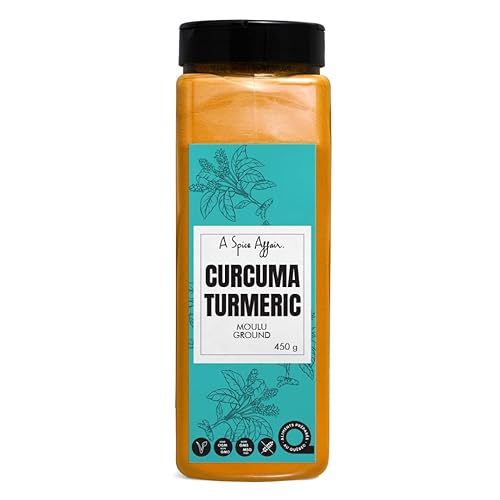 A Spice Affair Ground Turmeric | Golden Indian Turmeric Powder | Earthy, Warm & Vibrant Spice | Perfect for Curries, Rice, Lattes & Cooking |