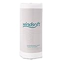 Windsoft Paper Towels, Bulk Pack of 30 Rolls, 85 Sheets Per Roll, Individually Wrapped, 2-Ply White Kitchen Towels, Embossed and For Enhanced