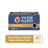 Victor Allen's Coffee Morning Blend, Light Roast, 80 Count, Single Serve Coffee Pods for Keurig K-Cup Brewers