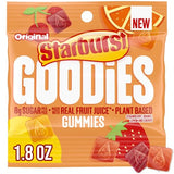 STARBURST GOODIES Original Low Sugar Plant-Based Fruit Gummy Candy, 1.8 Oz Bags