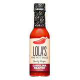 Lola’s Carolina Reaper Hot Sauce | Made with Red Jalapenos & Carolina Reaper Peppers | 0 Calories, 0g Fat, Low Sodium | All-Natural, Keto, Gluten-Free