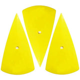 SYTASOO 3PCS Contour Squeegee for Vinyl Wraps & Decals Scraper Triangle Pointed Sharp Bubble Scraper Corner Reach Tools Fine-Edge Detailer Hand Tool