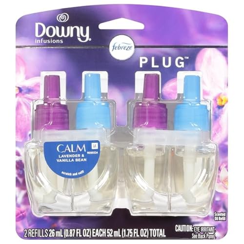 Febreze, Downy Calm Lavender & Vanilla Bean Scented Oil Refill, 1.75 Fl Oz