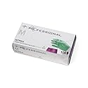 PRO31762 - Medline Professional Nitrile Exam Gloves with Aloe,Green,Medium