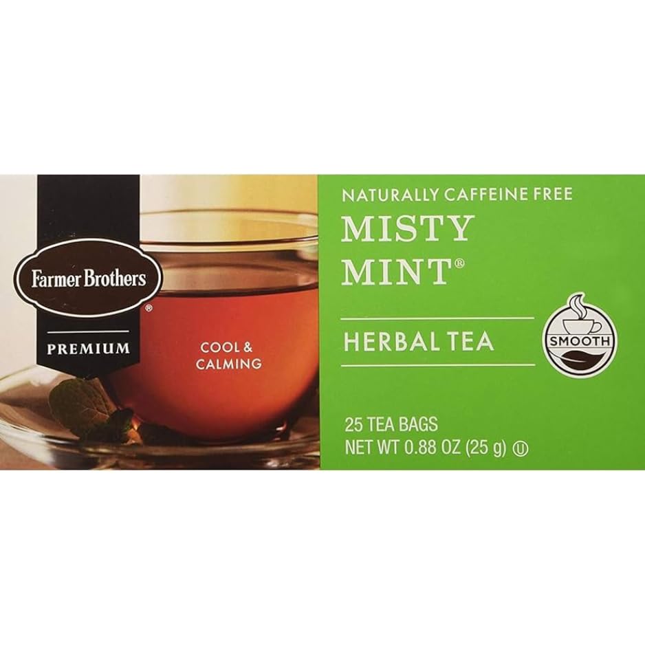 Farmer Brothers Premium: Misty Mint Hot Tea - 2/25 ct boxes