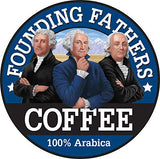 Founding Fathers Coffee Zero "Dark" Thirty Dark Roast 12 Ounce Ground Coffee