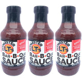 Pitmaster LT's Spicy Kansas City Made BBQ Sauce | All-Natural, Smoky Spicy Craft Blend (3 x 19 oz)