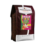 Fresh Roasted Coffee, Jamaican Me Crazy Flavored Drip Ground Coffee, Medium Roast, Kosher, 2 lb (32 oz)