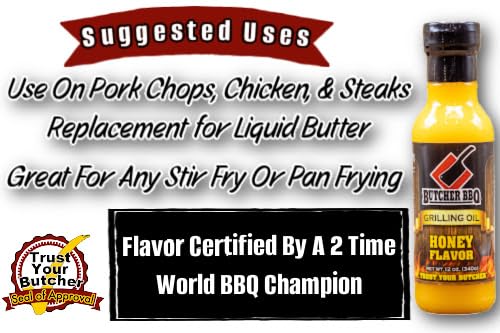 Butcher BBQ Honey Flavor Grilling Oil