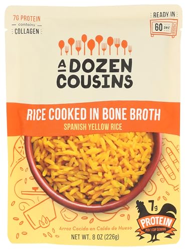 A Dozen Cousins Bone Broth Spanish Yellow Rice, 8 OZ
