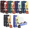 Fresh Roasted Coffee, Italian Craft Espresso Variety Espresso Capsules for Nespresso OriginalLine, Kosher, 120 Recyclable Aluminum Capsules