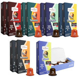 Fresh Roasted Coffee, Italian Craft Espresso Variety Espresso Capsules for Nespresso OriginalLine, Kosher, 120 Recyclable Aluminum Capsules