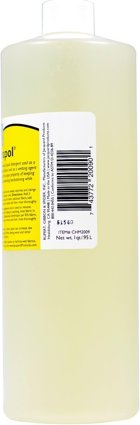 Synthrapol by Jacquard, Industrial Strength, Ph Neutral Detergent, 1 Quart