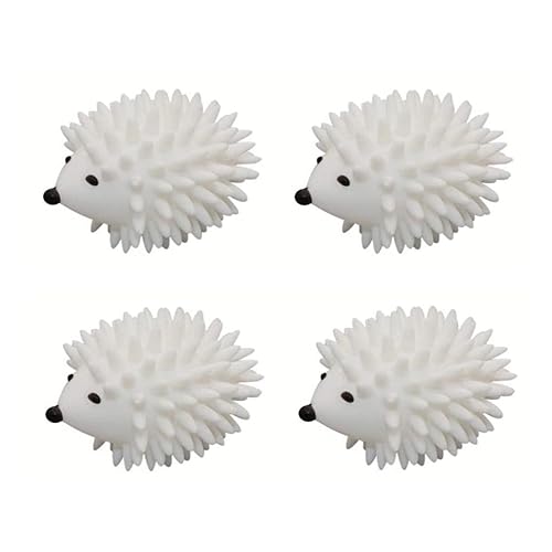Laundry Dryer Balls - 4 Pack Premium Reusable Dryer Balls Replace Laundry Drying Natural Fabric Softener (White)