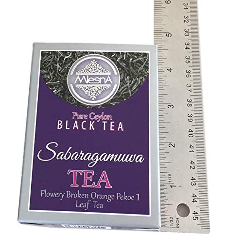 Mlesna Pure Ceylon Fine Black Loose Tea Royal Collection Luxury Gift Pack- 3 Assorted Tea English Breakfast, Ceylon Earl Gray and Sabaragamuwa Black