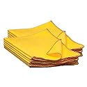 Buffalo Industries (60235) 13" x 24" 100% Cotton Fully Hemmed Yellow Flannel Dust Cloths, Pack of 12, Won't Scratch Fine surfaces, Great