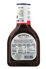 Sweet Baby Rays Sweet 'n Spicy 18 oz Barbecue Sauce w/Exit 28 Bargains Sticker