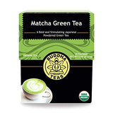 Buddha Teas - Organic Matcha Green Tea - For Health & Wellbeing - Organic Tea - With Antioxidants & Minerals - Clean Ingredients - Caffeinated - OU