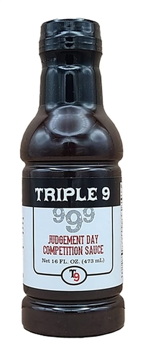 Triple 9 Judgement Day Competition BBQ Sauce , 16oz