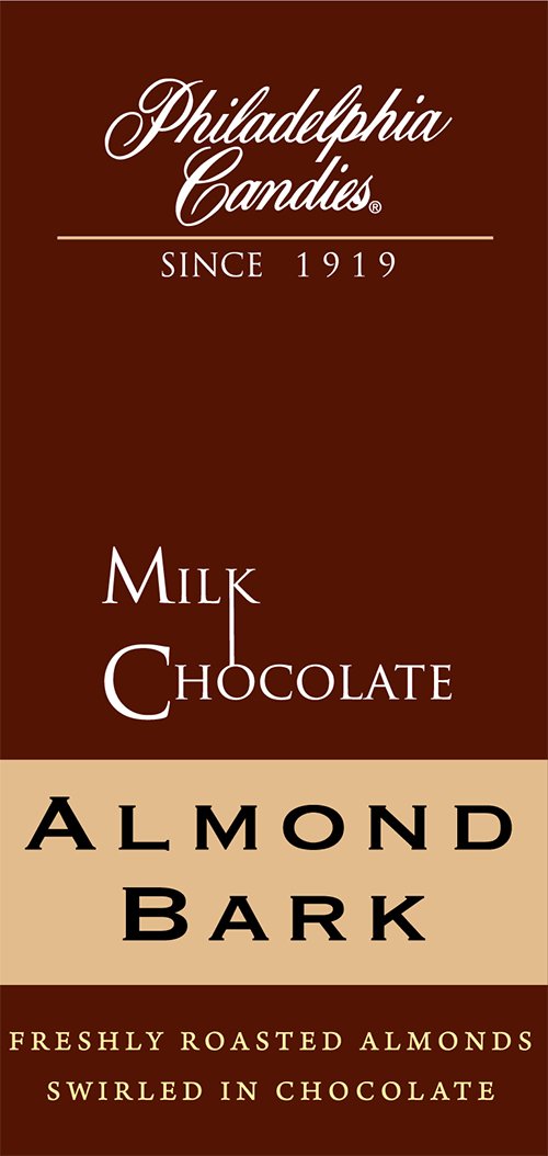 Philadelphia Candies Milk Chocolate Almond Bark, 6 oz. Gift Bag