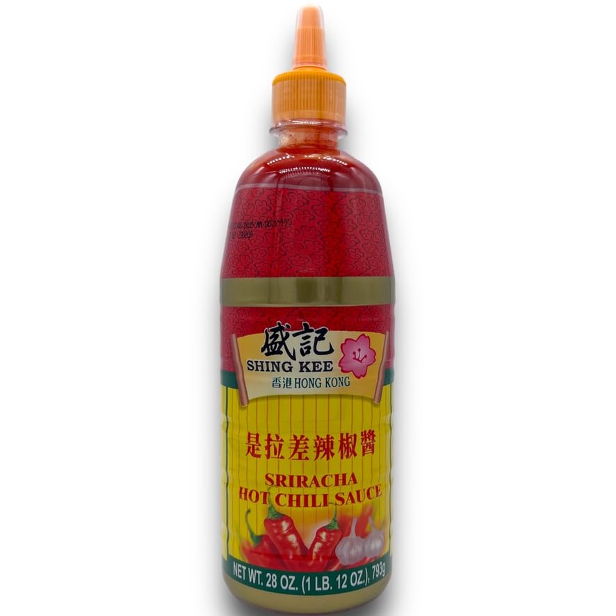 Shing Kee Sriracha Hot Chili Sauce - 28 oz., Bigger Size for Longer Use!