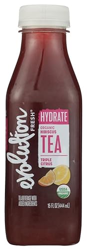 Evolution Fresh Organic Hydrate Triple Citrus Hibiscus Tea, 15 FZ