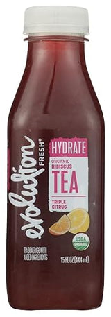 Evolution Fresh Organic Hydrate Triple Citrus Hibiscus Tea, 15 FZ